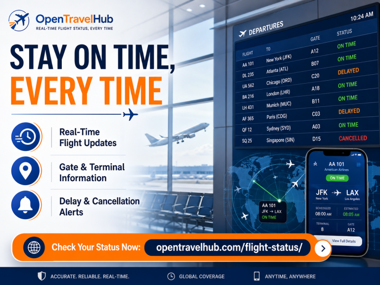 Real-Time Updates & Tracker - Opentravelhub.