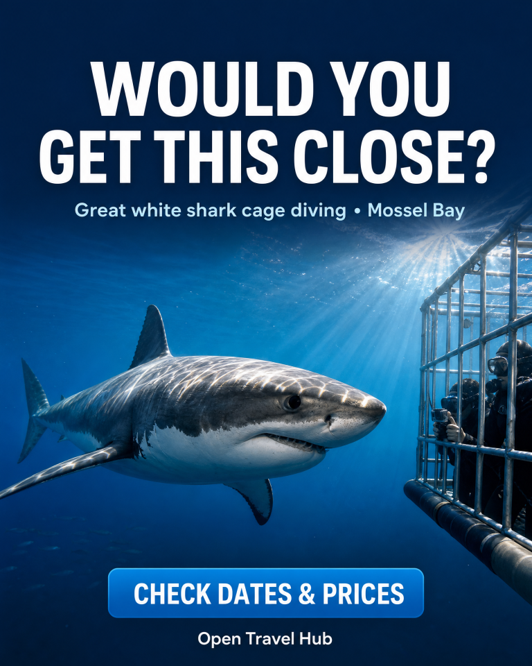 Great White Shark Cage Diving in Mossel Bay | Open Travel Hub