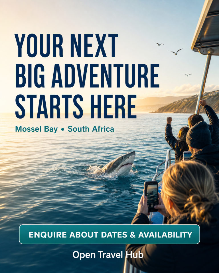 Great White Shark Cage Diving in Mossel Bay | Open Travel Hub